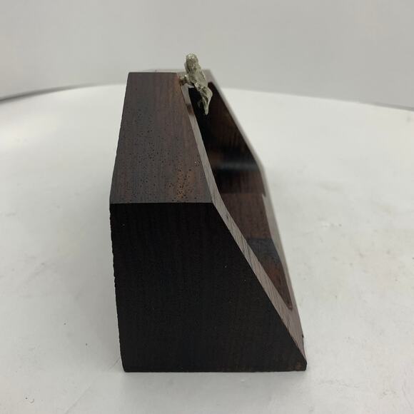 Peltro Inciso Miniature Nativity Set Christmas Pewter Wood Stable Made in Italy - Picture 8 of 11